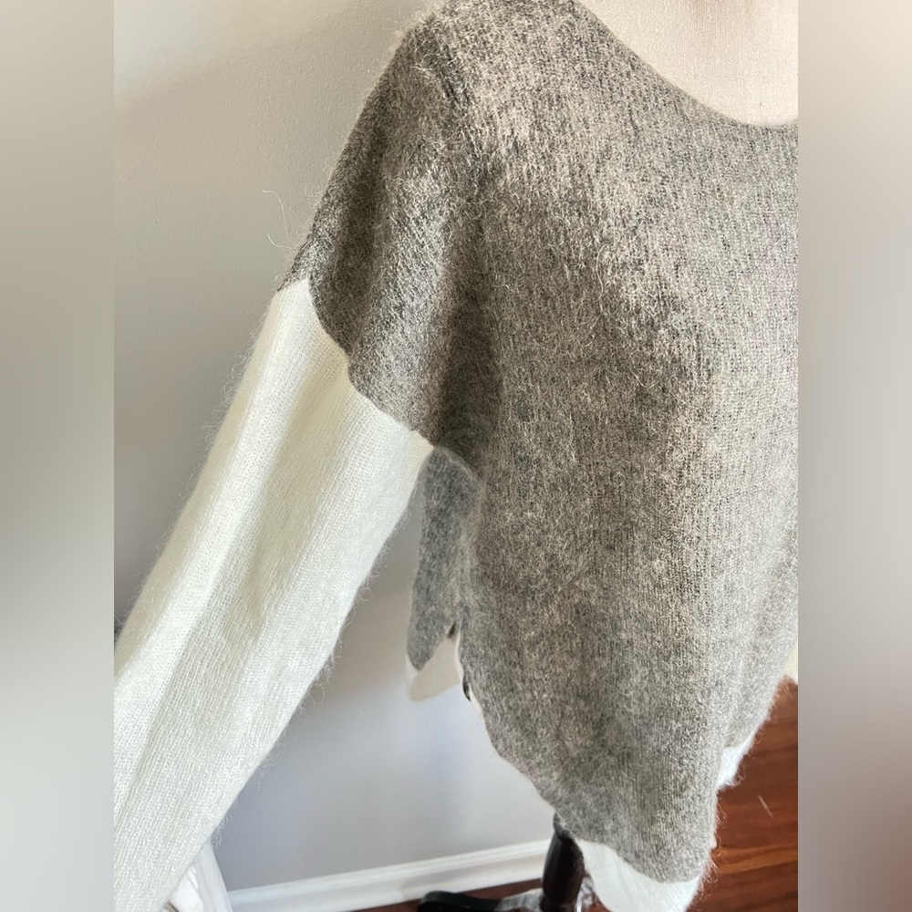 Helmut Lang Color Block Super Soft Sweater Side S… - image 2